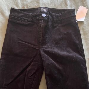 PAIGE Dark Charcoal Trousers